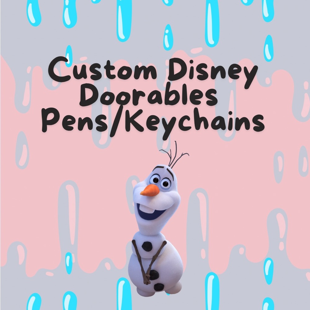 Custom Disney Doorables Beaded Pens